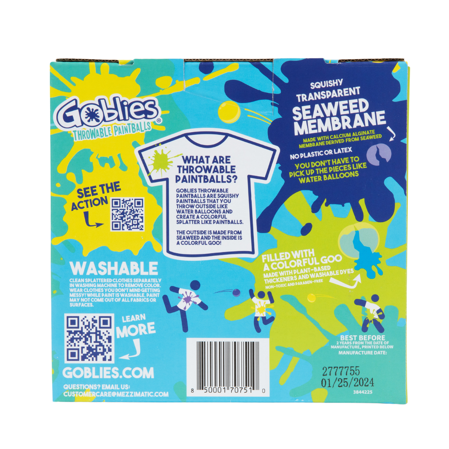 Goblies Throwable Paintball Two Color Assortment